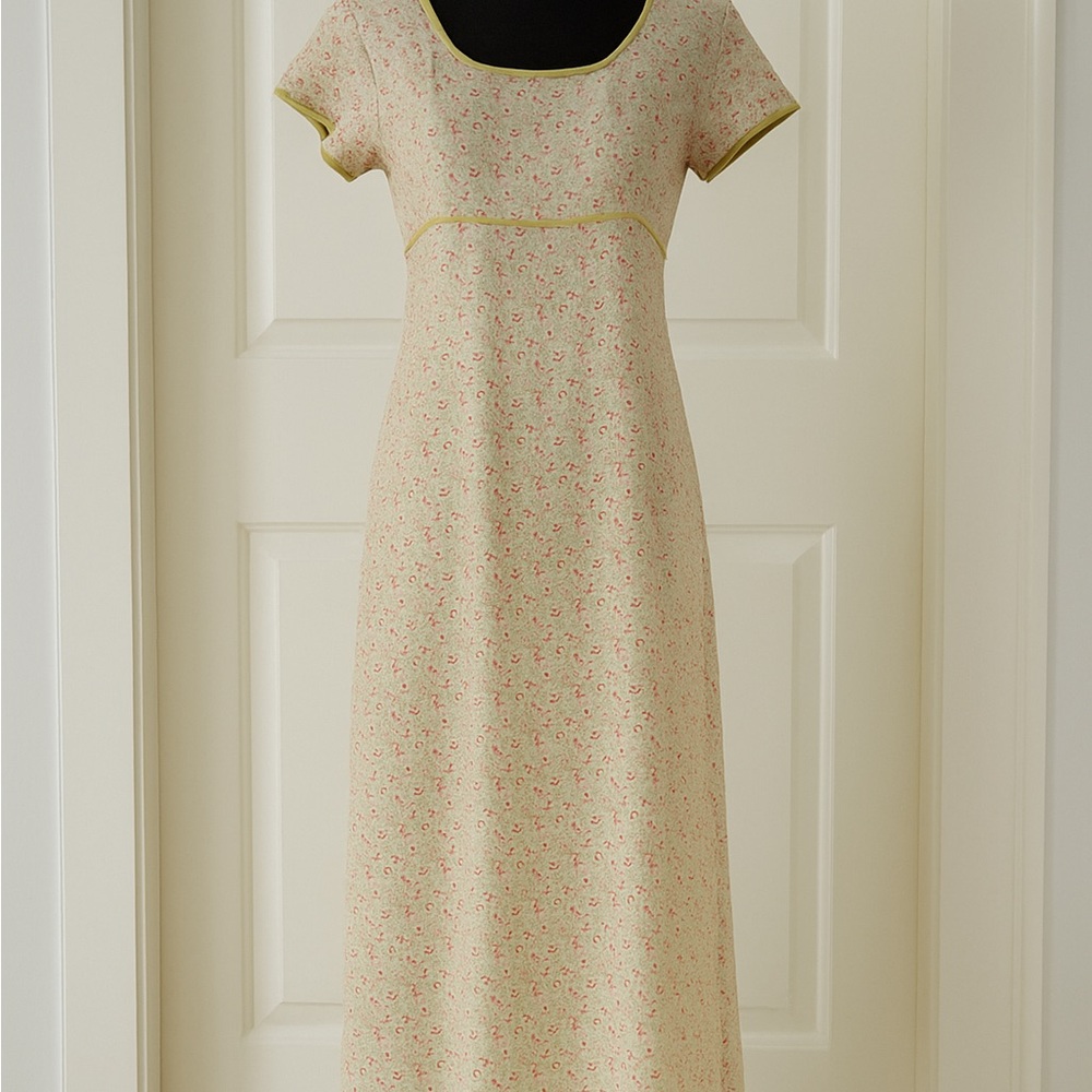 Vintage Express Floral Maxi Dress